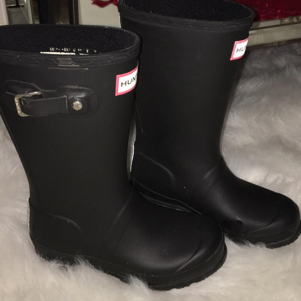 girl hunter rain boots size 1